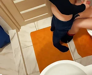 Classmates Take Turns on my Gf After School Soiree in the Wc