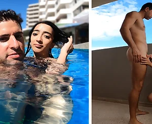 ARGENTINIAN Superslut is Picked Up From The Swimming Pool and Pounded in her Motel Apartment