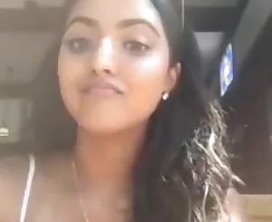 Indian woman conversing on livestream